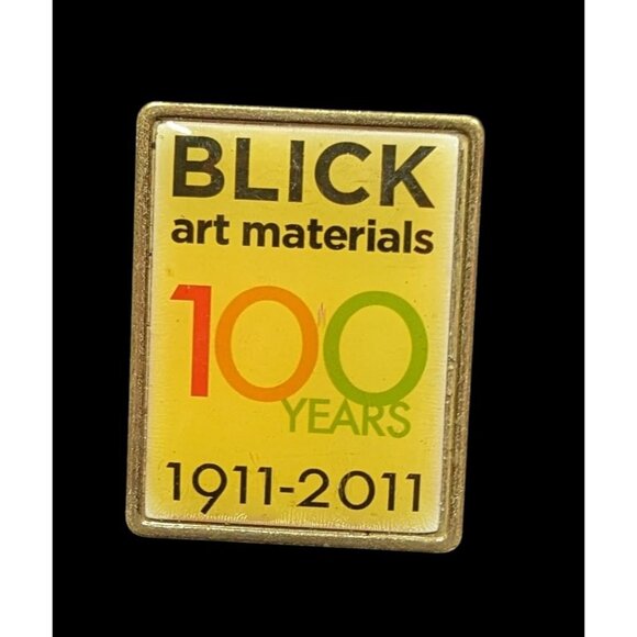 Blick Art Materials 100 Year Anniversary Lapel Pin - Picture 1 of 4